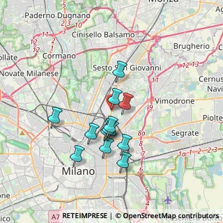 Mappa Via Monte S. Gabriele, 20127 Milano MI, Italia (2.97692)