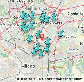 Mappa Via Monte S. Gabriele, 20127 Milano MI, Italia (3.24632)