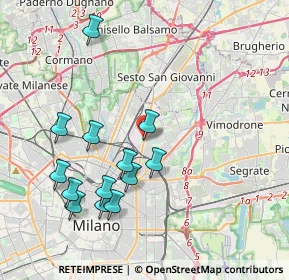 Mappa Via Monte S. Gabriele, 20127 Milano MI, Italia (4.04538)
