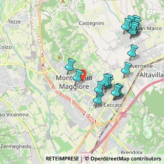 Mappa Via A. Lorenzoni, 36075 Montecchio Maggiore VI, Italia (2.25579)