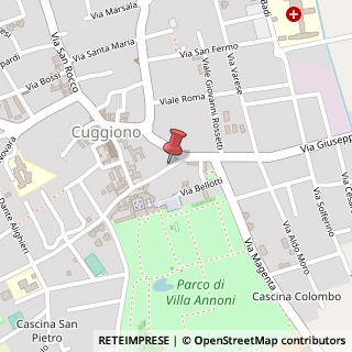 Mappa Via Geltrude Beolchi, 10, 20012 Cuggiono, Milano (Lombardia)