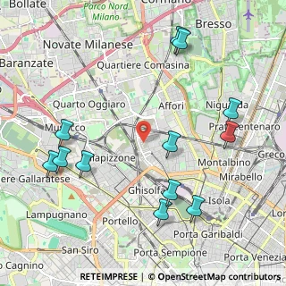 Mappa Via Privata Raffaello Morghen, 20158 Milano MI, Italia (2.44917)