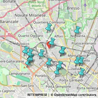 Mappa Via Raffaello Morghen, 20158 Milano MI, Italia (2.04353)