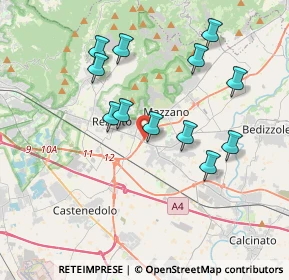 Mappa Via Treponti, 25086 Rezzato BS, Italia (3.555)