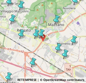 Mappa Via Treponti, 25086 Rezzato BS, Italia (2.98467)