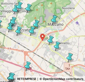 Mappa Via Treponti, 25086 Rezzato BS, Italia (3.11)