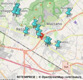 Mappa Via Treponti, 25086 Rezzato BS, Italia (2.01083)