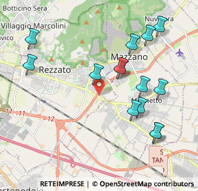 Mappa Via Treponti, 25086 Rezzato BS, Italia (2.09286)