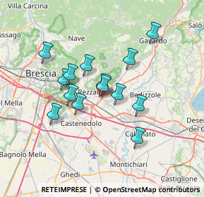 Mappa Via Treponti, 25086 Rezzato BS, Italia (5.76786)