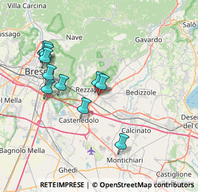 Mappa Via Treponti, 25086 Rezzato BS, Italia (7.22364)