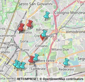 Mappa Via Privata Flumendosa, 20132 Milano MI, Italia (2.41091)