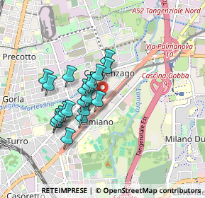 Mappa Via Privata Flumendosa, 20132 Milano MI, Italia (0.6895)