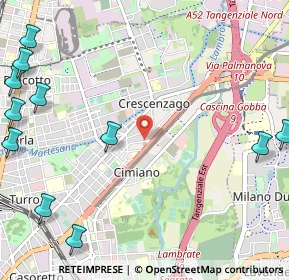 Mappa Via Privata Flumendosa, 20132 Milano MI, Italia (1.68091)