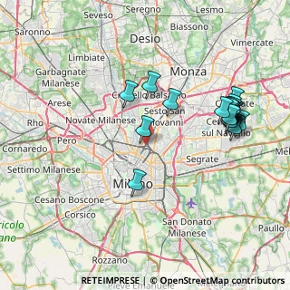 Mappa Via Comune Antico, 20125 Milano MI, Italia (8.491)