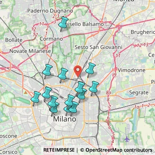 Mappa Via Comune Antico, 20125 Milano MI, Italia (3.77571)