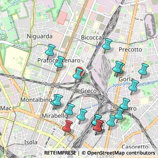 Mappa Via Comune Antico, 20125 Milano MI, Italia (1.242)