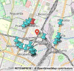 Mappa Via Comune Antico, 20125 Milano MI, Italia (1.008)