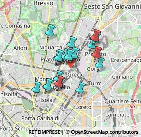 Mappa Via Comune Antico, 20125 Milano MI, Italia (1.3155)