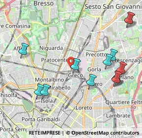 Mappa Via Comune Antico, 20125 Milano MI, Italia (2.40385)