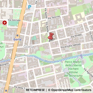 Mappa Via Privata Alghero, 22, 20128 Milano, Milano (Lombardia)