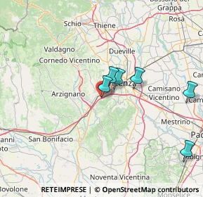 Mappa Via Monte Novegno, 36077 Altavilla vicentina VI, Italia (32.86273)