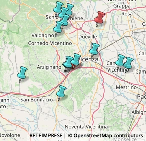 Mappa Via Monte Novegno, 36077 Altavilla vicentina VI, Italia (14.70333)