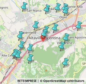 Mappa Via Monte Novegno, 36077 Altavilla vicentina VI, Italia (2.274)