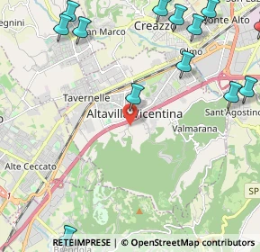 Mappa Via Monte Novegno, 36077 Altavilla vicentina VI, Italia (3.1)
