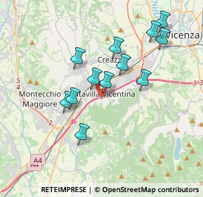 Mappa Via Monte Novegno, 36077 Altavilla vicentina VI, Italia (3.36)
