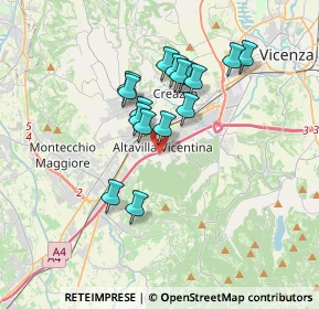 Mappa Via Monte Novegno, 36077 Altavilla vicentina VI, Italia (2.88)