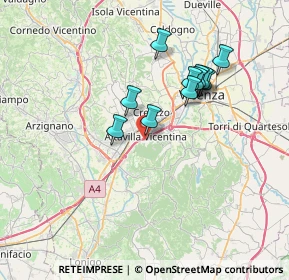 Mappa Via Monte Novegno, 36077 Altavilla vicentina VI, Italia (6.03182)