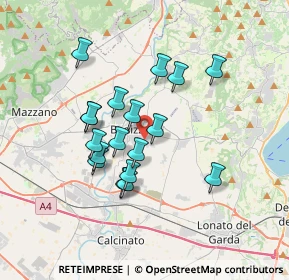 Mappa Via Monte Fumo, 25081 Bedizzole BS, Italia (2.96056)