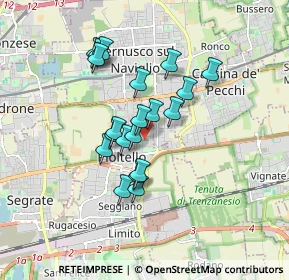 Mappa Via Domenico Cimarosa, 20096 Pioltello MI, Italia (1.385)