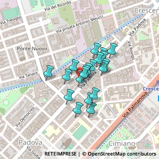 Mappa Via Meli Giovanni, 20127 Milano MI, Italia (0.1445)