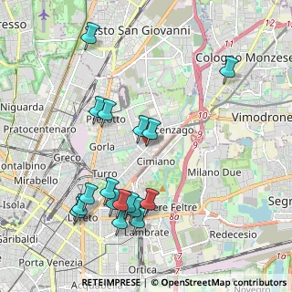 Mappa Via Meli Giovanni, 20127 Milano MI, Italia (2.20353)