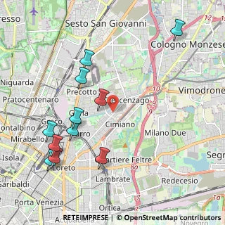 Mappa Via Meli Giovanni, 20127 Milano MI, Italia (2.32727)