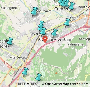 Mappa Via G. Mazzini, 36077 Altavilla Vicentina VI, Italia (2.53867)