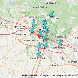 Mappa Via Girolamo Savonarola, 25124 Brescia BS, Italia (5.385)