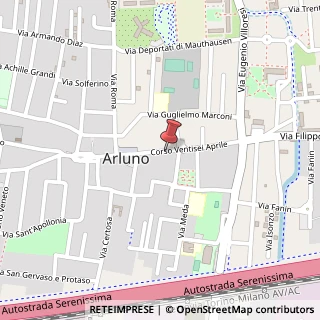 Mappa Corso XXVI Aprile, 105, 20010 Arluno, Milano (Lombardia)