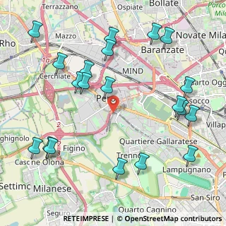 Mappa Metro M1 molino dorino, 20151 Milano MI, Italia (2.5515)