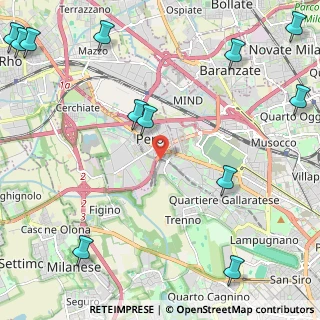 Mappa Metro M1 molino dorino, 20151 Milano MI, Italia (3.35333)