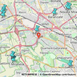 Mappa Metro M1 molino dorino, 20151 Milano MI, Italia (3.93273)