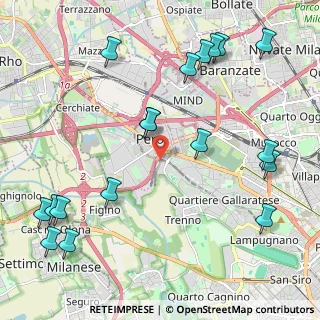 Mappa Metro M1 molino dorino, 20151 Milano MI, Italia (2.70611)