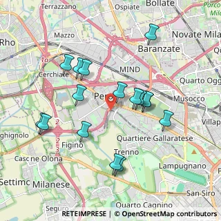 Mappa Metro M1 molino dorino, 20151 Milano MI, Italia (1.83688)