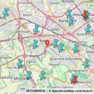 Mappa Metro M1 molino dorino, 20151 Milano MI, Italia (3.07176)