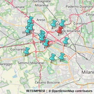 Mappa Metro M1 molino dorino, 20151 Milano MI, Italia (3.20733)