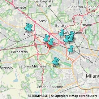 Mappa Metro M1 molino dorino, 20151 Milano MI, Italia (3.11833)