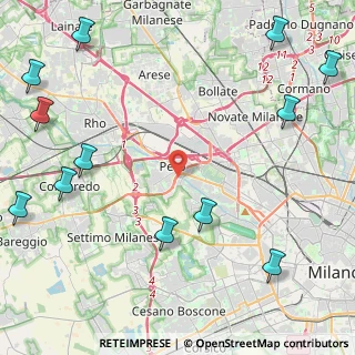 Mappa Metro M1 molino dorino, 20151 Milano MI, Italia (6.405)