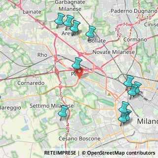 Mappa Metro M1 molino dorino, 20151 Milano MI, Italia (5.24692)