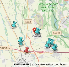 Mappa Strada Privata Papa Giovanni Paolo II, 28062 Cameri NO, Italia (4.10091)